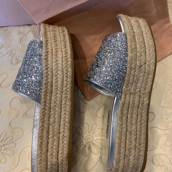 Miu Miu Shoes - Miu Miu Sparkle Espadrille